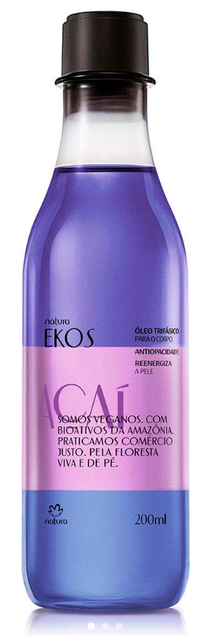 زيت مرطب ثلاثي الطبقات من إكوس بأساي EKOS OLEO HID DES TRIFASICO ACAI 200ML