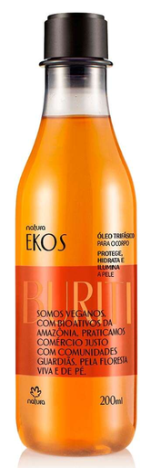 [112087] زيت مرطب ثلاثي الطبقاتe من إكوس بوريتي – 200مل EKOS OLEO HID DES TRIFASI BURITI 200ML