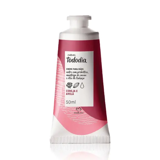 [959371] كريم اليدين تودوديا بالكرز والفانيليا – 50مل Creme Nutritivo para as Mãos Tododia Cereja e Avelã